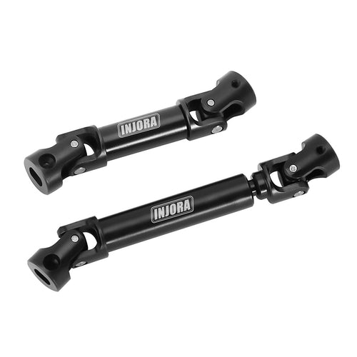 INJORA Black Hardened Steel Drive Shafts For 1/18 TRX4M Defender Bronco (4M-50BK)