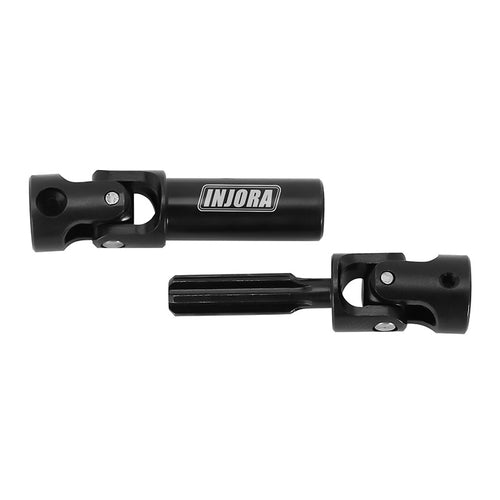 INJORA Black Hardened Steel Drive Shafts For 1/18 TRX4M Defender Bronco (4M-50BK)