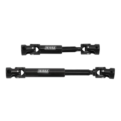 INJORA Black Hardened Steel Drive Shafts For 1/18 TRX4M Defender Bronco (4M-50BK)