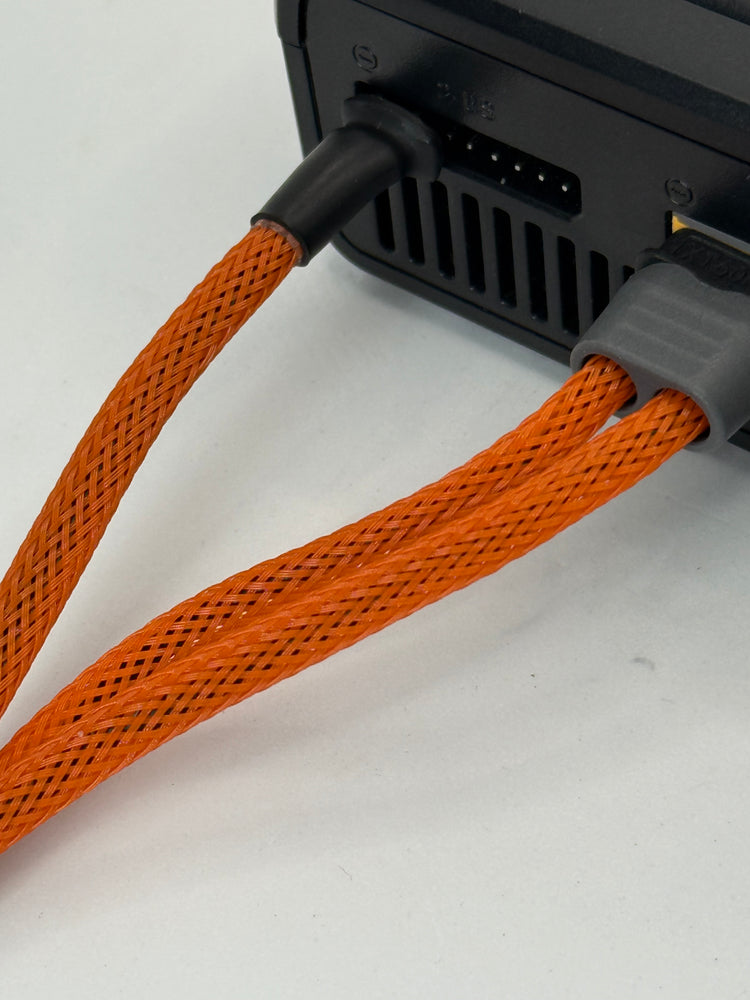 Silver Horse RC - Quick Draw 2mm Bullet Battery Charging Cable Orange