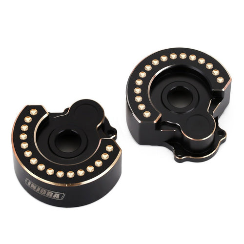 INJORA 94g/Pcs Black Brass Counterweight Outer Portal Drive Housing #8251 For TRX-4 TRX-6