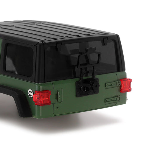 INJORA ABS Hard Top Body With Bumpers For 155mm 1/18 TRX4M (Green)