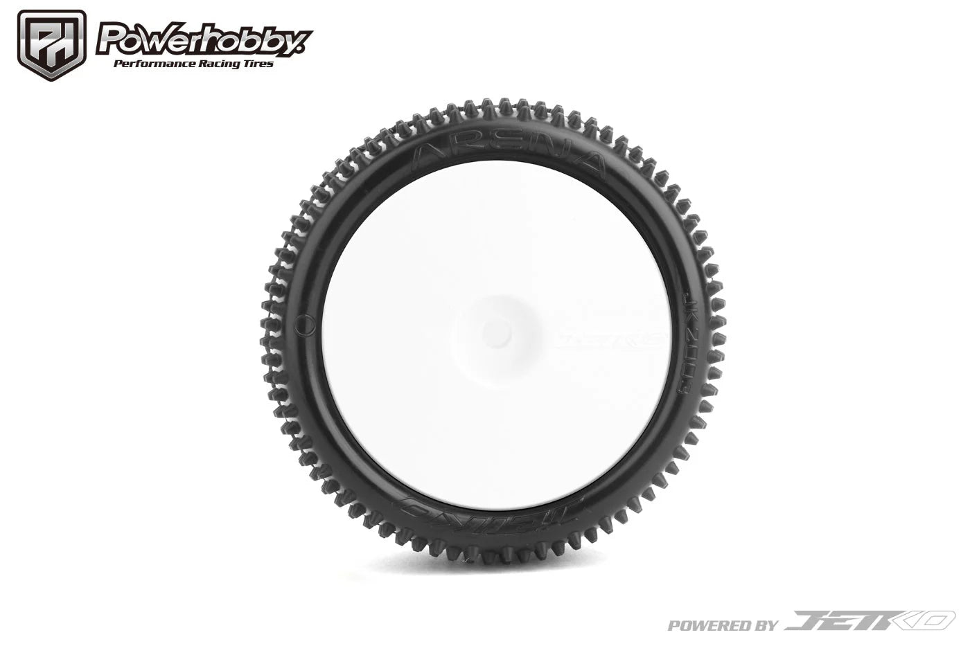 Powerhobby Arena 1/10 2WD / 4WD Rear Buggy Carpet Mounted Tires Soft White