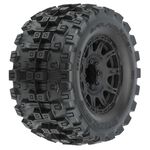 Pro-Line Badlands MX38 HP Belted 3.8" Pre-Mounted Truck Tires (2) (Black) (M2) w/Raid Wheels