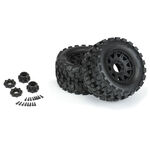 Pro-Line Badlands MX38 HP Belted 3.8" Pre-Mounted Truck Tires (2) (Black) (M2) w/Raid Wheels