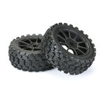Pro-Line Badlands MX Pre-Mounted 1/8 Buggy Tires (Black) (2) (M2) w/Mach 10 Wheel