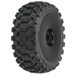 Pro-Line Badlands MX Pre-Mounted 1/8 Buggy Tires (Black) (2) (M2) w/Velocity V2 Wheel