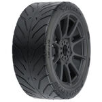 Pro-Line Avenger HP Belted Pre-Mounted 1/8 Buggy Tires (2) (Black) (S3) w/Mach 10 Wheel