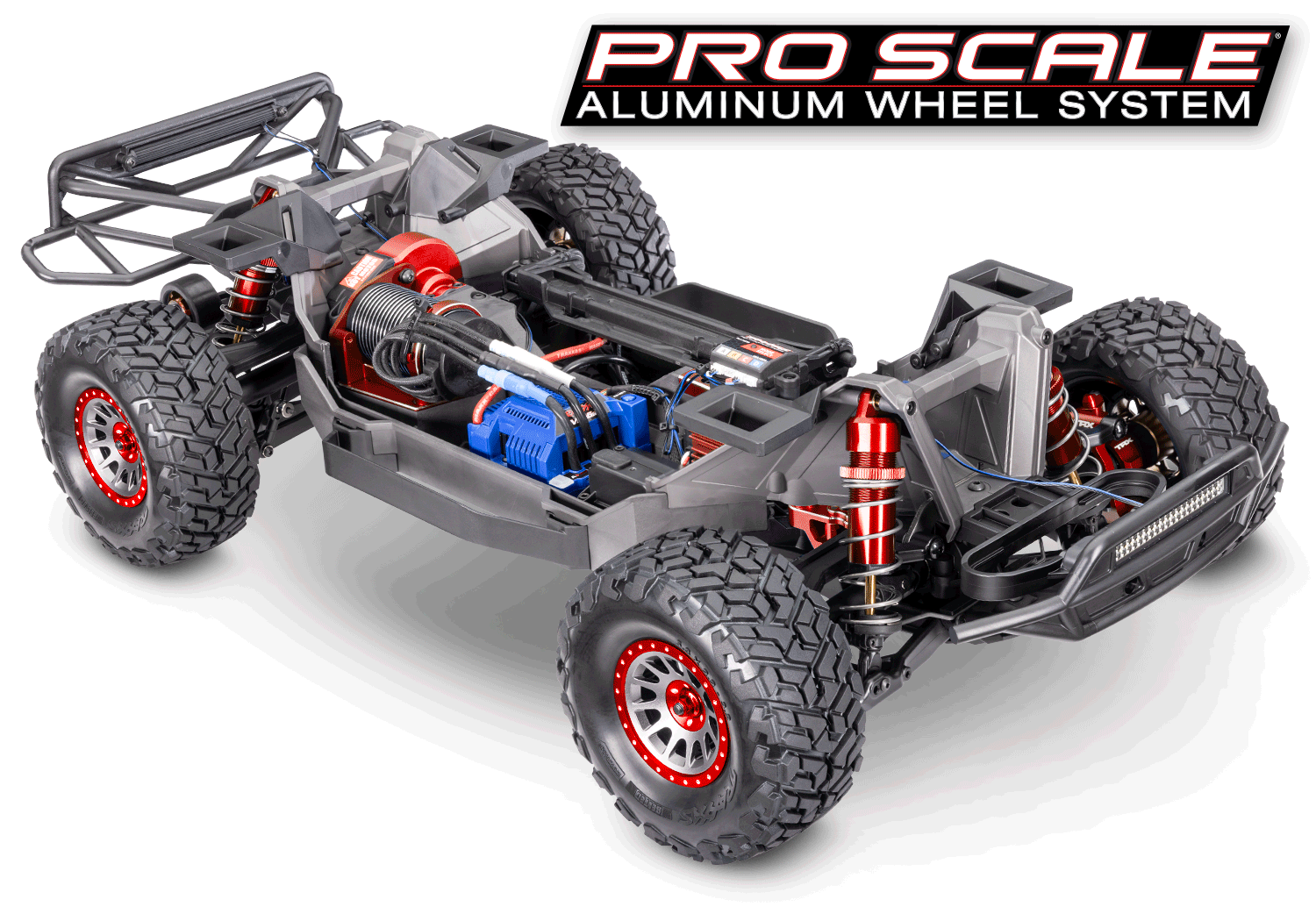 Traxxas Maxx® Slash® Pro Scale Silver Aluminum Wheel Centers (2)