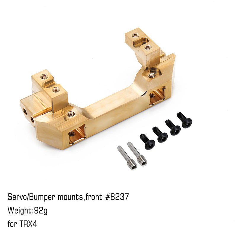 INJORA TRX4 BRASS FRONT BUMPER MOUNT A 1/10 RC Crawler TRX4 Upgrade Parts