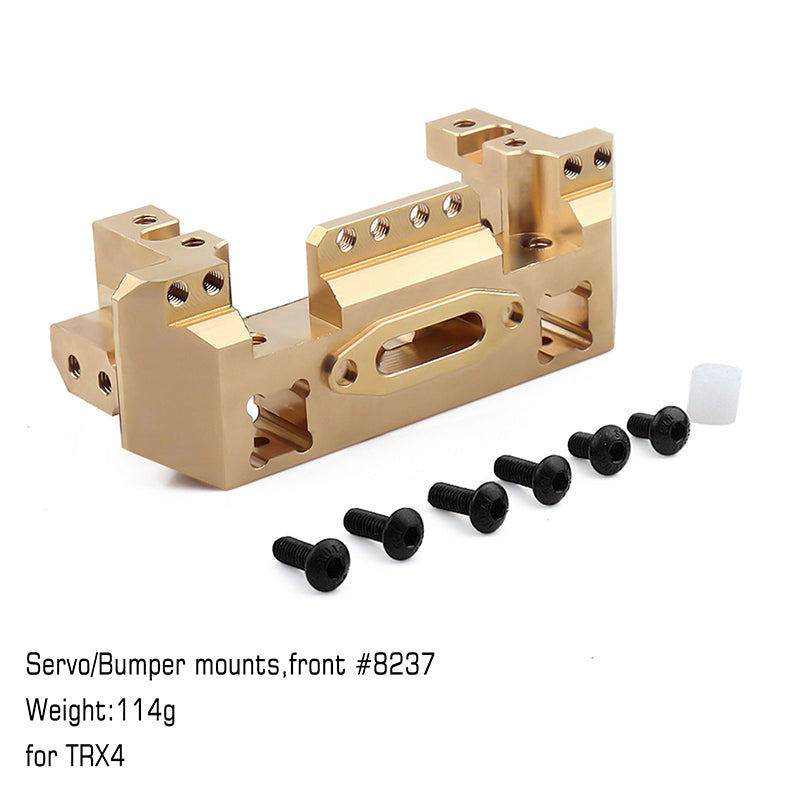 INJORA TRX4 BRASS FRONT BUMPER MOUNT B 1/10 RC Crawler TRX4 Upgrade Parts