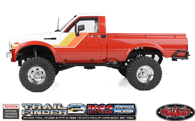 RC4WD Trail Finder 2 1/10 RTR 4WD Electric Trail Truck w/1982 Toyota Pickup Body (Red) w/2.4GHz Transmitter