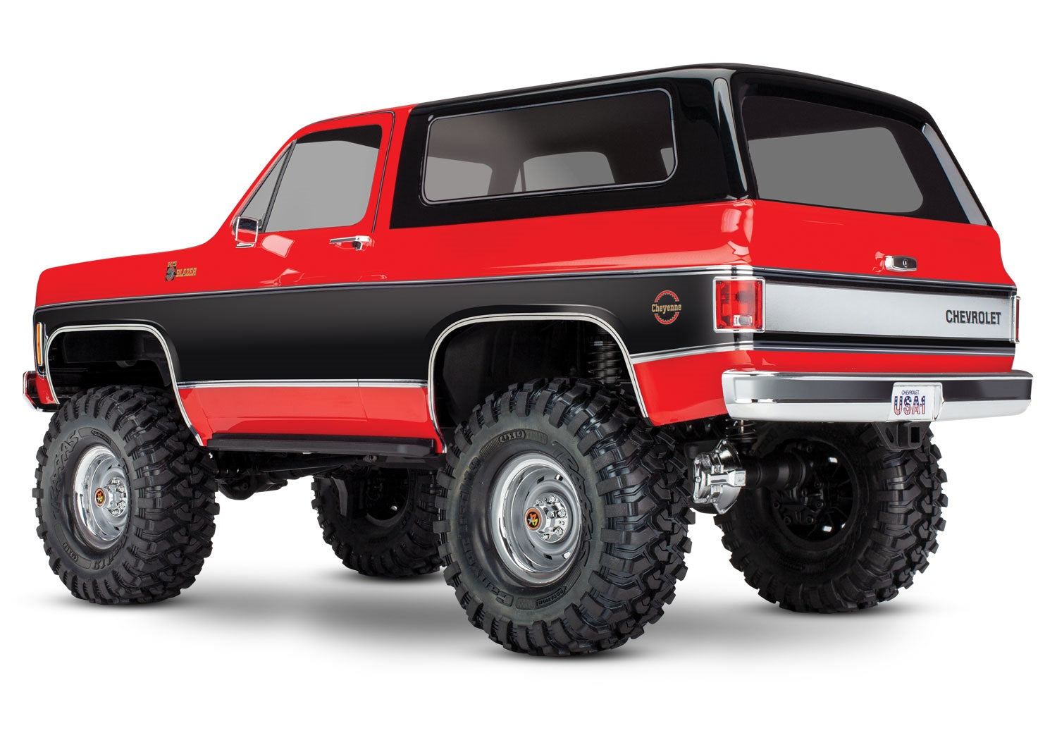 Traxxas TRX-4® 1/10 Trail Crawler Truck w/1979 Chevrolet Blazer Clipless Body (Red) w/TQi™ 2.4GHz Radio