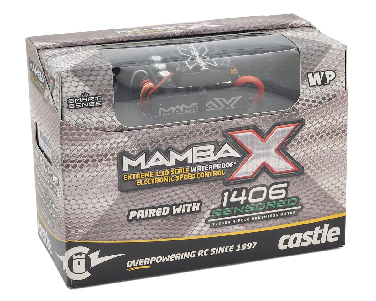 Castle Creations Mamba X 1/10 Brushless Combo w/1406 Sensored Motor (7700kV)