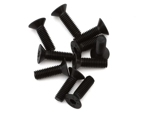 EcoPower 3mm "High Strength" Steel Flat Head Screws (10) (3x10mm)