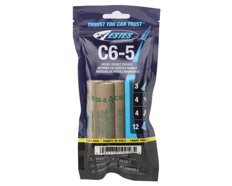 Estes C6-5 Bagged Rocket Engines FP (Flight Pack) (3)