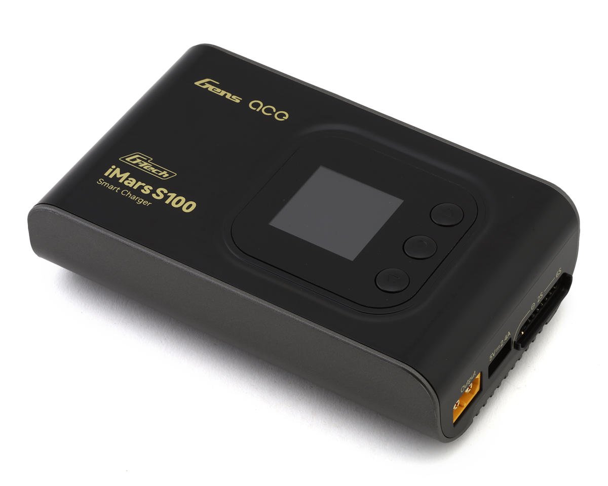 Gens Ace IMars S100 G-Tech Smart AC Balance Battery Charger (6S/10A/100W) (Black)
