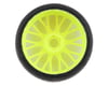 GRP Tires GT - TO4 Slick Belted Pre-Mounted 1/8 Buggy Tires (Yellow) (2) (XB3) w/FLEX Wheel