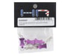 Hot Racing 1/10 Aluminum EZ Pulls w/Body Clips (Purple) (4)