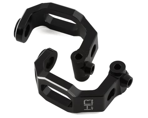 Hot Racing Aluminum Caster Blocks for Traxxas 4-Tec 2.0 (Black) (2)