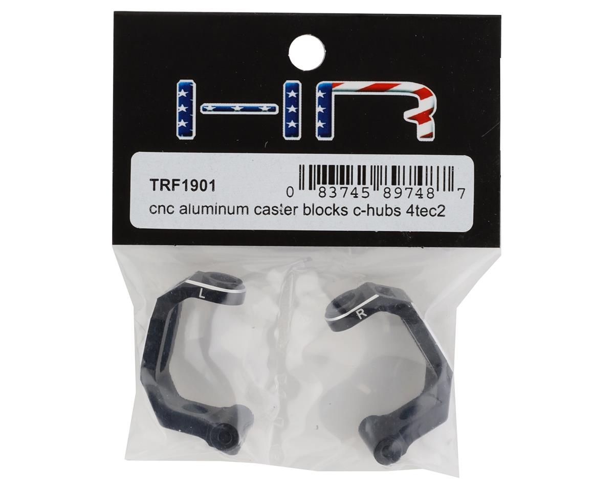 Hot Racing Aluminum Caster Blocks for Traxxas 4-Tec 2.0 (Black) (2)