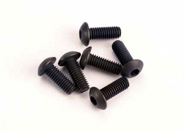 Traxxas Button-Head Machine Screws 3x8 mm (6)