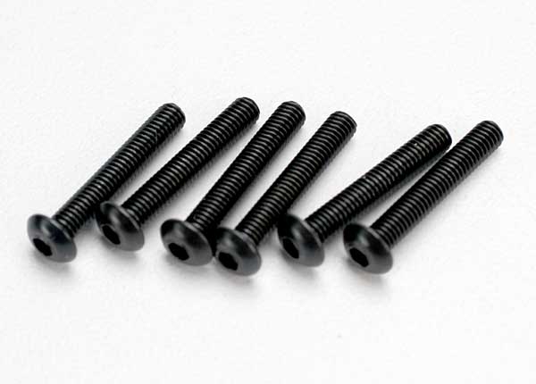 Traxxas Button-Head Machine Screws 3x18 mm (6)