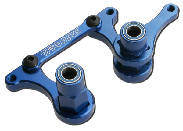 Traxxas Aluminum Steering Bellcrank Set w/Bearings (Blue)