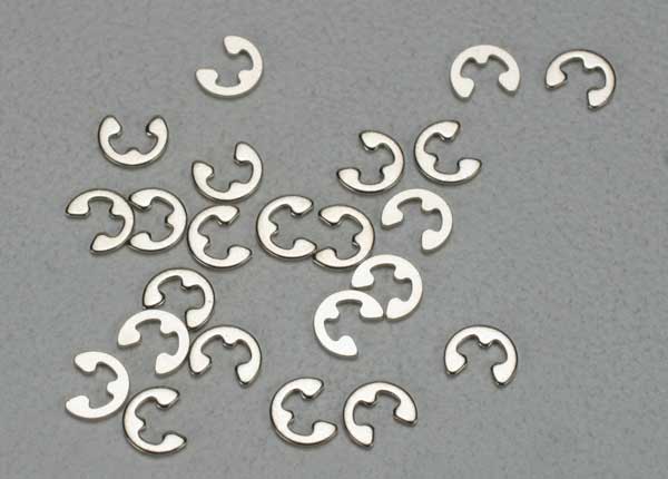 Traxxas 1.5mm E-Clips (24)