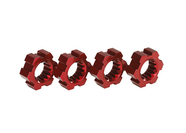 Traxxas X-Maxx/XRT Aluminum Wheel Hex Hub (Red) (4)