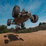 ARRMA Typhon Grom MEGA 4WD 380 Brushed 1/18 Buggy RTR (Red/White) w/SLT2 2.4GHz Radio, Battery & Charger