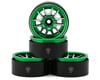 Treal Hobby Type L 1.9" V-Spoke Beadlock Wheels (Green) (4)