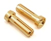 TQ Wire 5mm "Flat Top" Male Bullet Connector (Gold) (2)