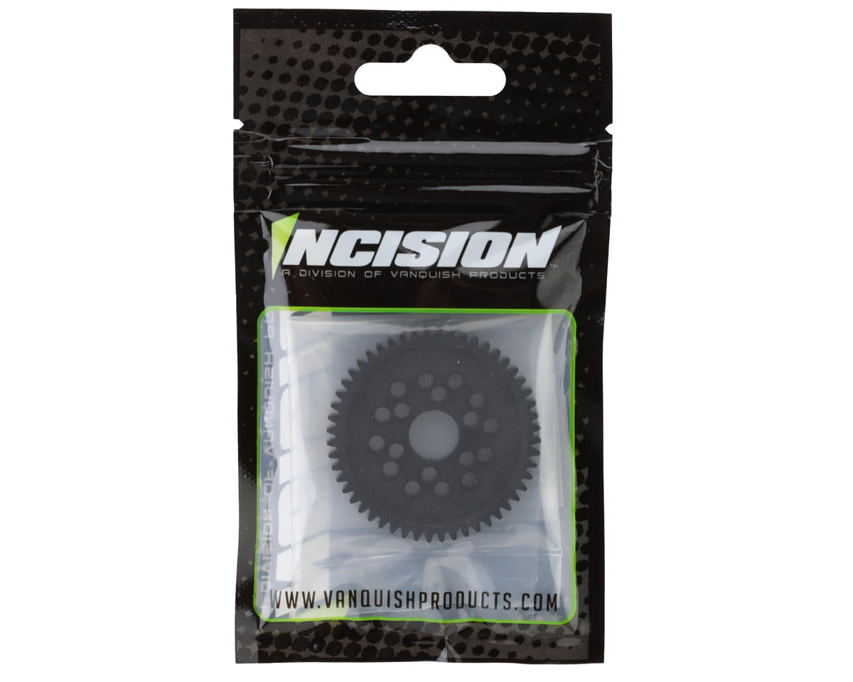 The Incision 32 Pitch Spur Gear is compatible with the Incision Slipper Eliminator and Vanquish VFD Transmissions.