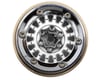 Injora 1.3" ModuWheel Brass & Aluminum Micro Crawler Beadlock Wheels (Silver) (4) (40.5g ea) (-4.05mm Offset)