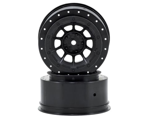 JConcepts 12mm Hex Hazard Short Course Wheels (Black) (2) for Traxxas Slash
