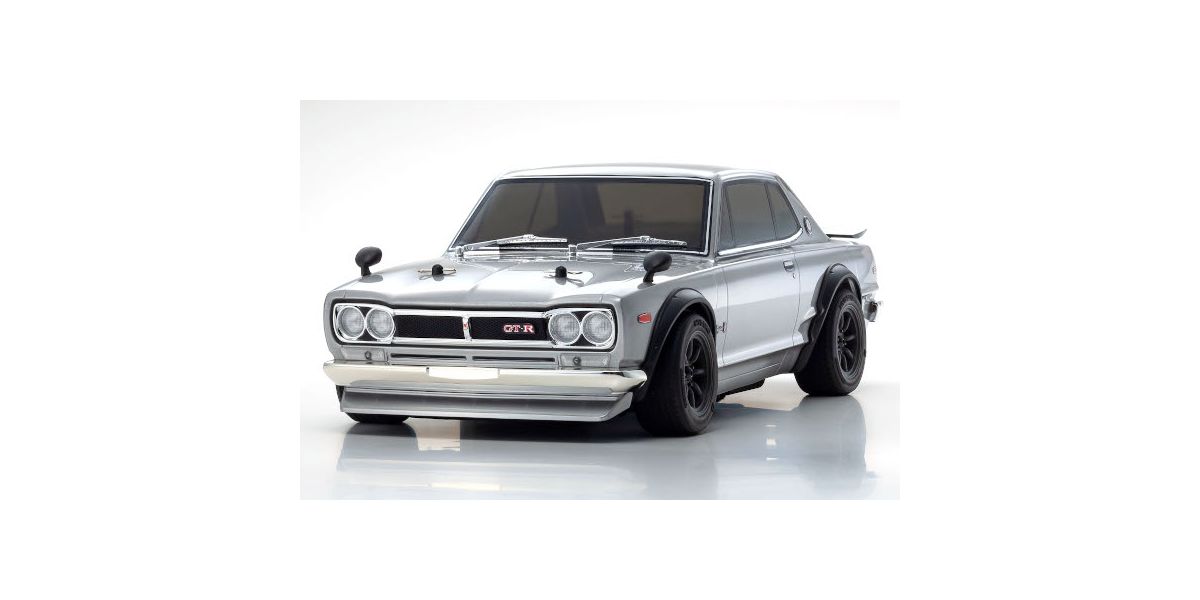Kyosho Fazer Mk2 FZ02 Nissan Skyline 2000 GT-R KPGC10 ReadySet (Silver) w/Syncro KT-231P+ 2.4GHz Radio