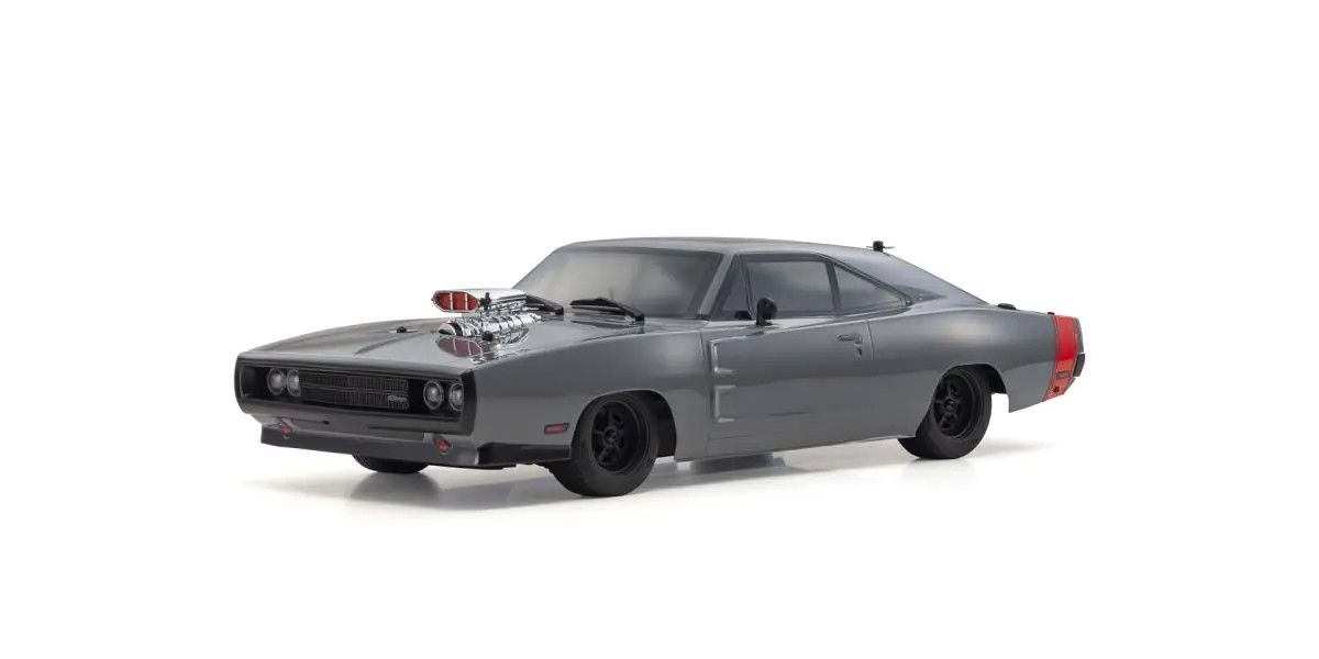 Kyosho EP Fazer Mk2 FZ02L VE 1970 Dodge Charger 4WD 1/10 RTR Touring Car w/Syncro KT-231P+ 2.4GHz Radio (Grey)