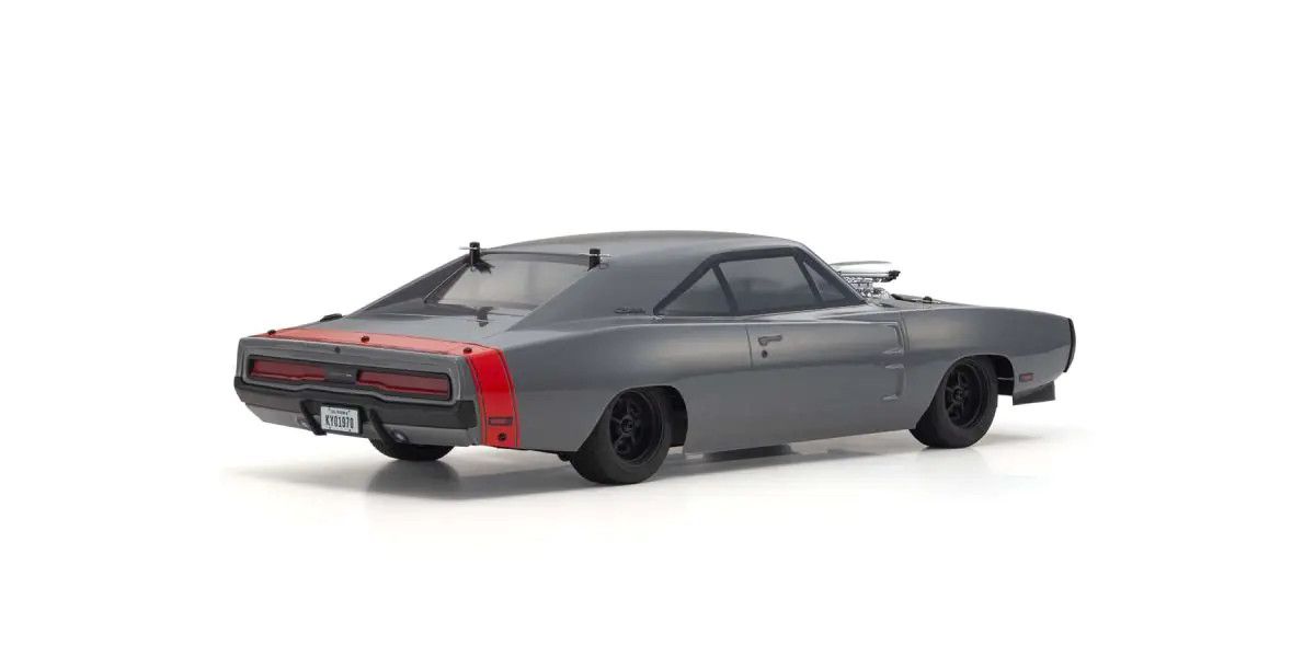 Kyosho EP Fazer Mk2 FZ02L VE 1970 Dodge Charger 4WD 1/10 RTR Touring Car w/Syncro KT-231P+ 2.4GHz Radio (Grey)