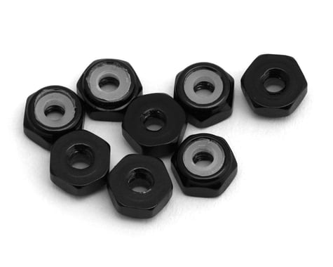 Kyosho Mini-Z 2mm Aluminum Ny-Lock Nuts (Black) (8)