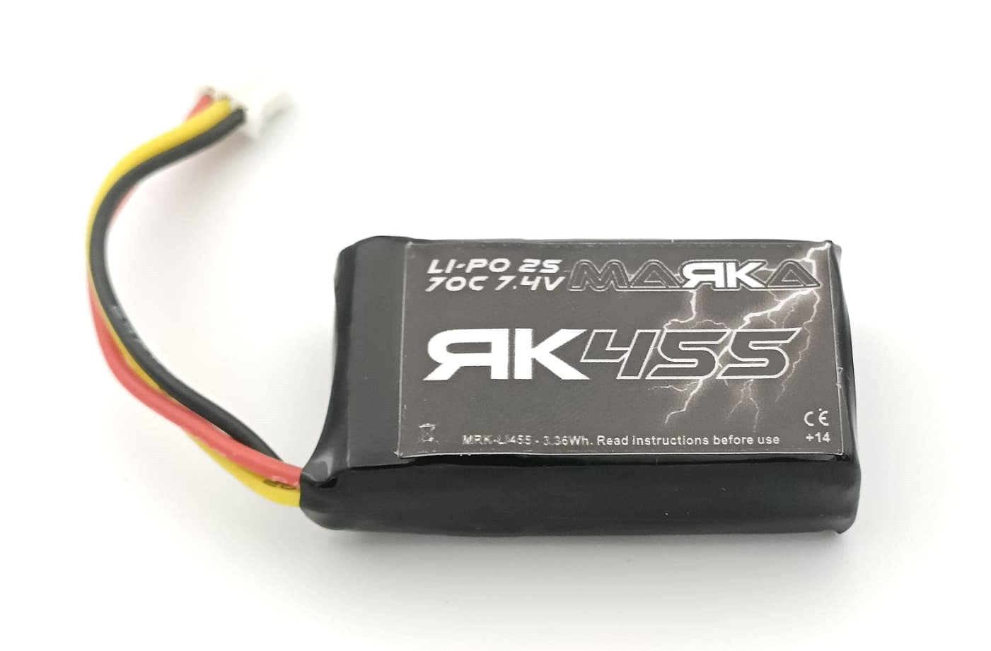 Marka Racing Lipo 2S 7.4V 455mAh 70C Battery