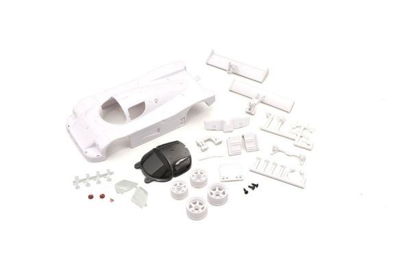 Kyosho Mini-Z SAUBER MercedesC9 White body set(w/Wheels (Unpainted)