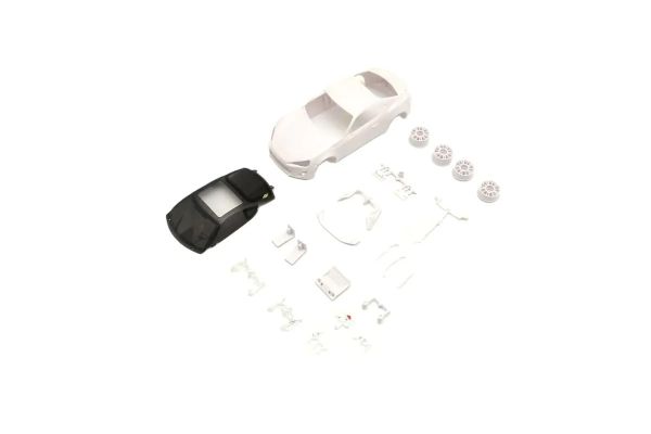 Kyosho Mini-Z MA-020 Toyota 86 White Body Set (Unpainted) w/Wheels