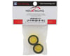 NEXX Racing Mini-Z RWD "JUD" EVO Front Threaded Side-Wall Carbon Fiber Rims (0mm Offset) (Yellow) (2)