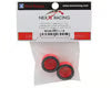 NEXX Racing Mini-Z RWD "JUD" EVO Front Threaded Side-Wall Carbon Fiber Rims (1mm Offset) (Red) (2)