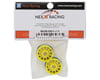 NEXX Racing Mini-Z RWD "JUD" EVO Front Threaded Side-Wall Carbon Fiber Rims (1mm Offset) (Yellow) (2)