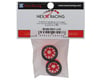 NEXX Racing Mini-Z RWD "JUD" EVO Front Threaded Side-Wall Carbon Fiber Rims (2mm Offset) (Red) (2)