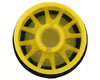 NEXX Racing Mini-Z RWD "JUD" EVO Rear Threaded Side-Wall Carbon Fiber Rims (1mm Offset) (Yellow) (2)