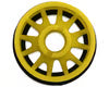 NEXX Racing Mini-Z RWD "JUD" EVO Rear Threaded Side-Wall Carbon Fiber Rims (2mm Offset) (Yellow) (2)