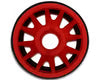 NEXX Racing Mini-Z RWD "JUD" EVO Rear Threaded Side-Wall Carbon Fiber Rims (3mm Offset) (Red) (2)
